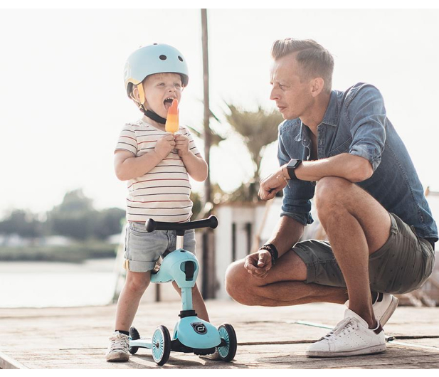 Scoot & Ride Kask Ochronny XXS-S dla dzieci 1-5 lat Blueberry - 580277 - zdjęcie 6